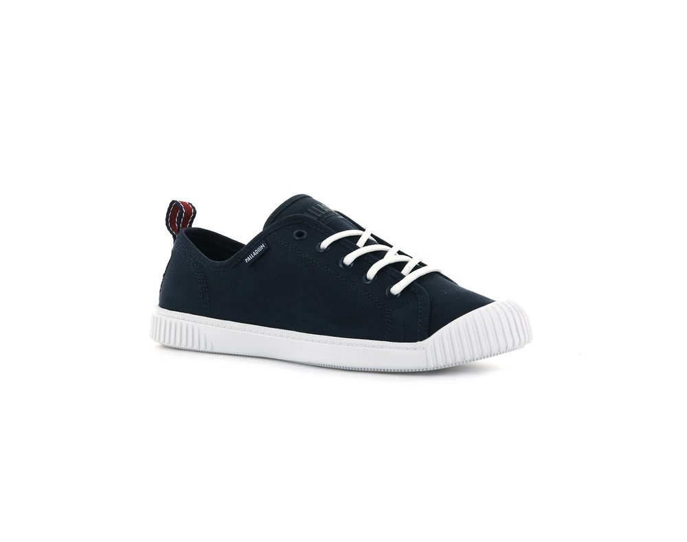 Zapatillas Palladium EASY LACE CANVAS Mujer Indigo | Ecuador-21476