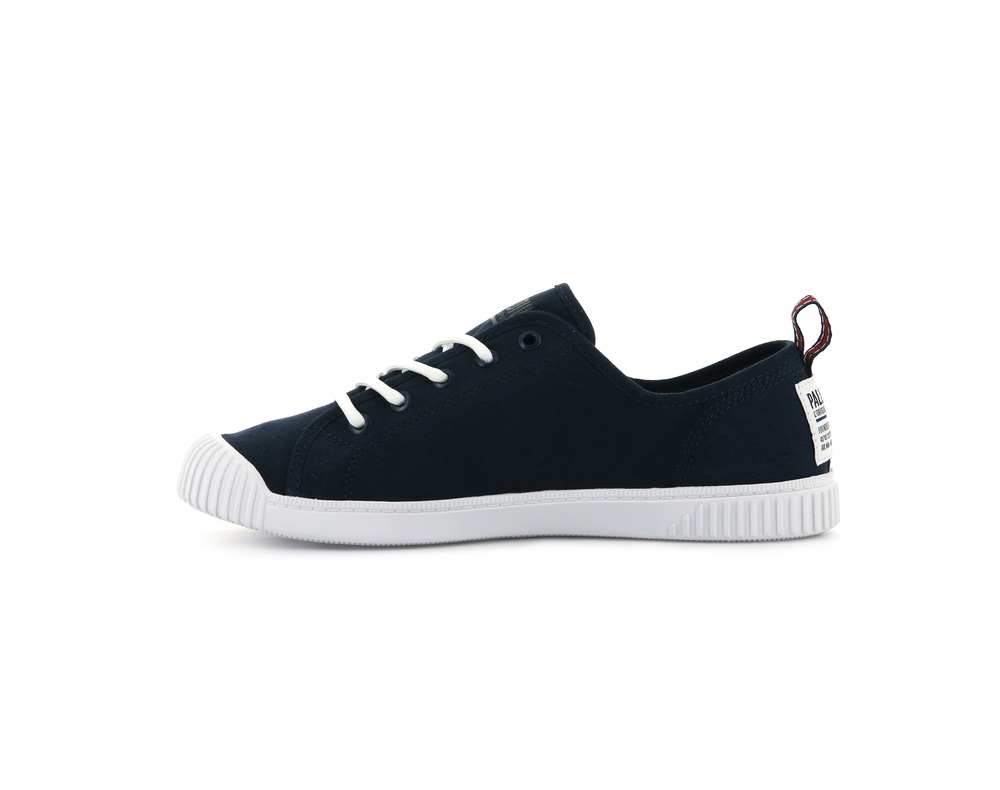 Zapatillas Palladium EASY LACE CANVAS Mujer Indigo | Ecuador-21476