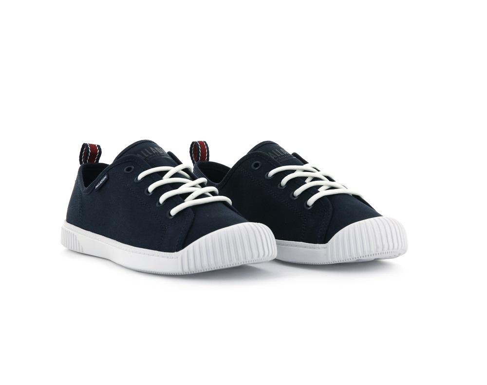 Zapatillas Palladium EASY LACE CANVAS Mujer Indigo | Ecuador-21476