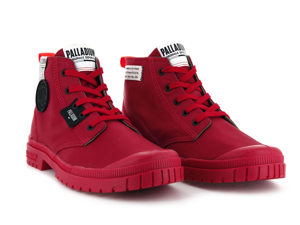 Zapatos Altas Palladium SP20 OVERLAB Mujer Salsa | Ecuador-12694