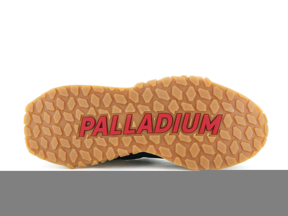 Zapatos Bajos Palladium TROOP RUNNER Mujer Negras | Ecuador-10835